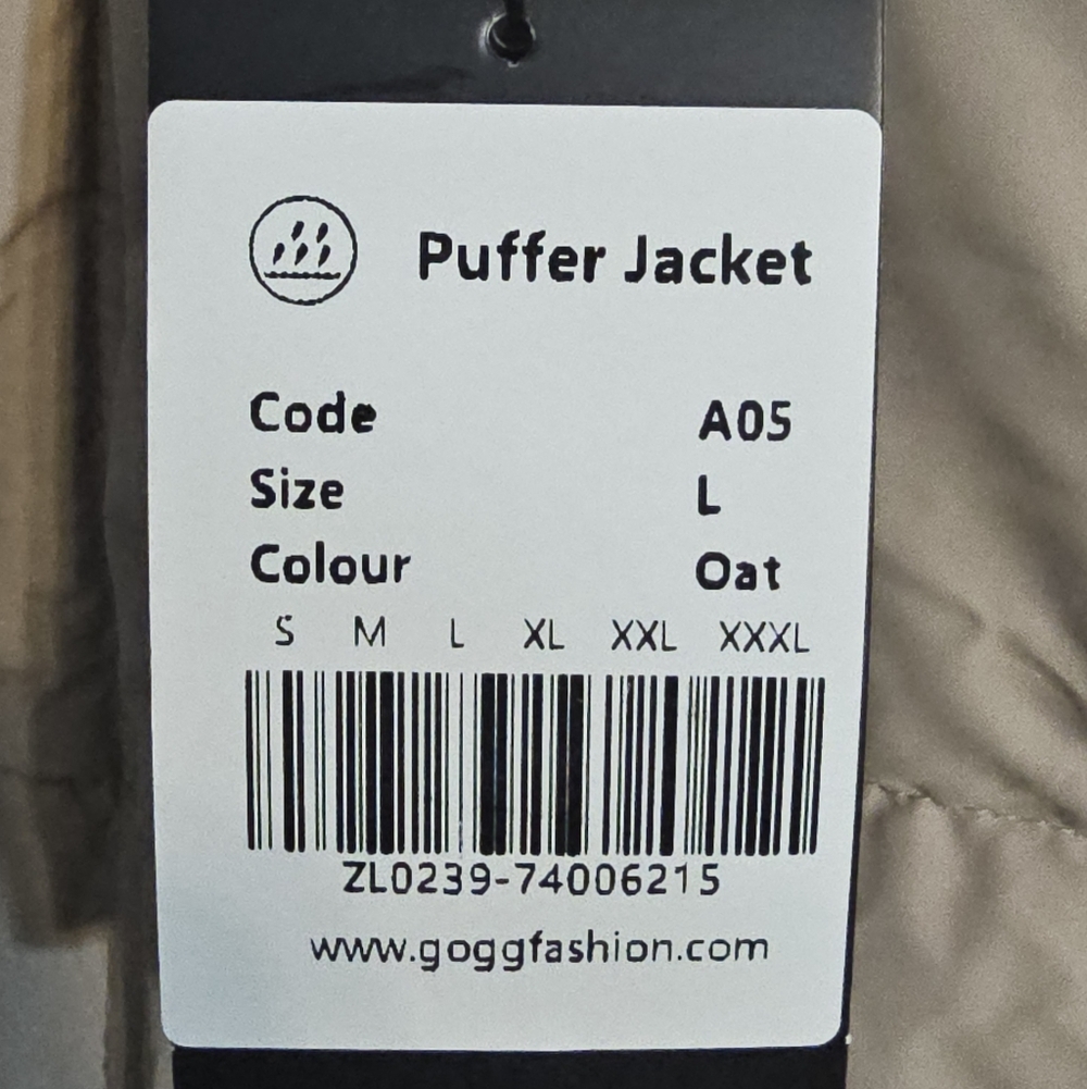 Go.G.G. WarmCore™ Classic Oversized Winter Warmer Puffer Gilet. #1173 - Picture 6 of 6